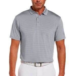 PGA TOUR Men's Feeder Stripe Performance Golf Polo Shirt